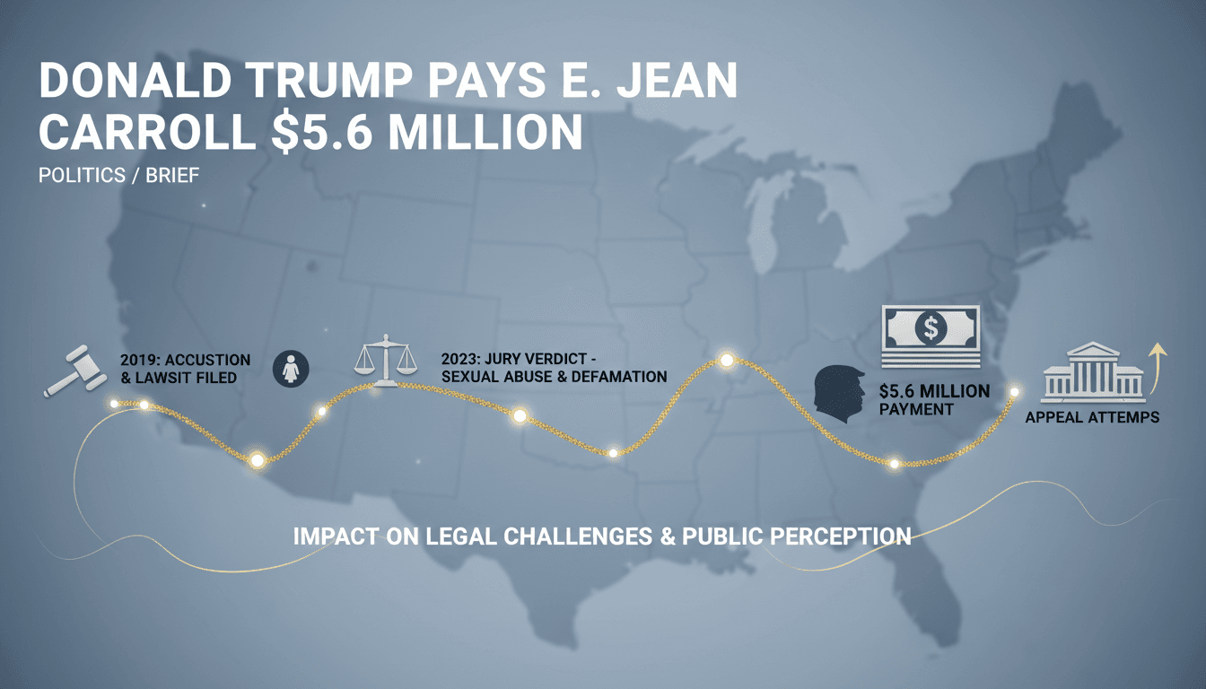 Donald Trump and E. Jean Carroll legal battle overview