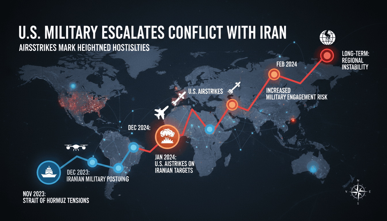 U.S. military airstrikes on Iranian military targets