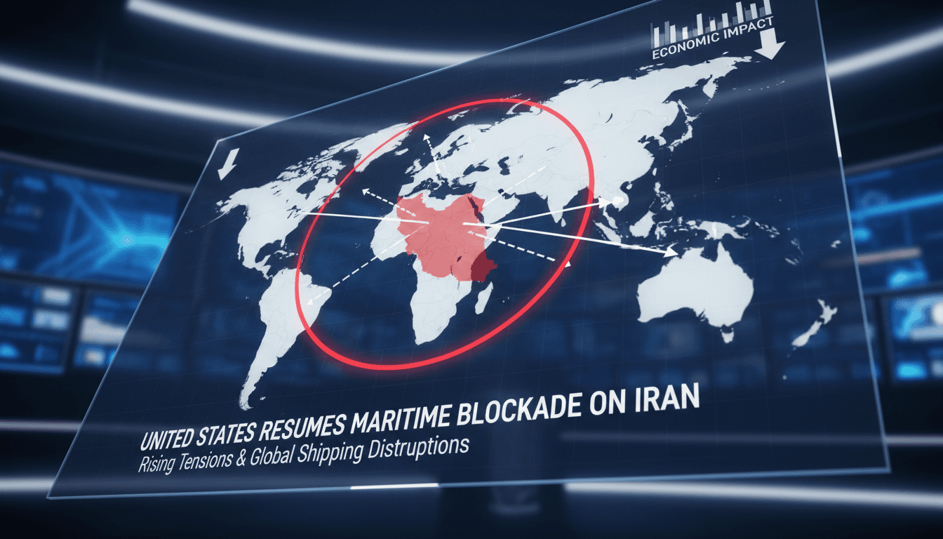 U.S. Navy ships enforcing maritime blockade near Iranian waters