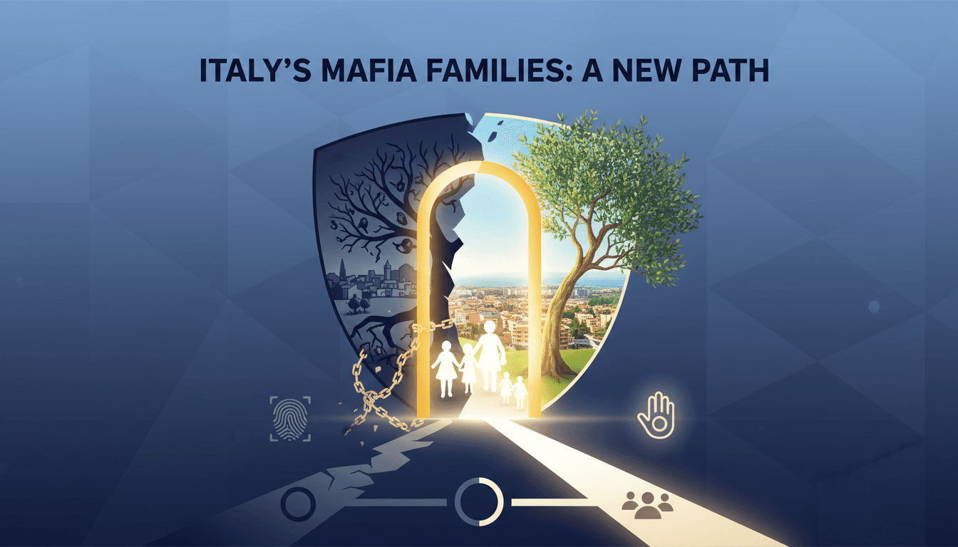 Italian government law to assist mafia families in escaping crime