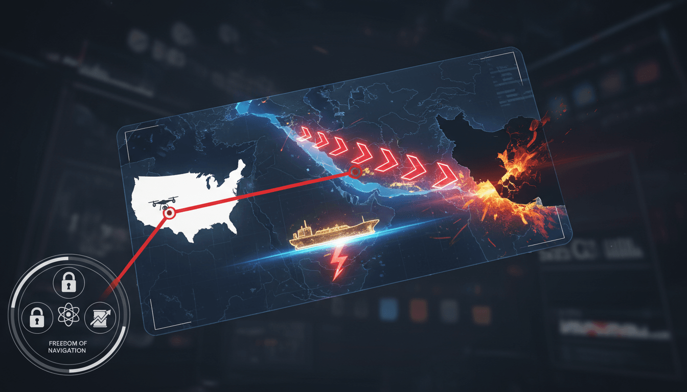 U.S. military operations in the Strait of Hormuz against Iran