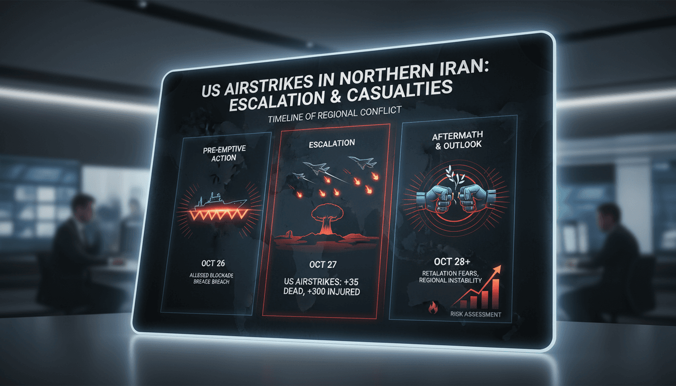 US airstrikes in northern Iran leading to significant casualties