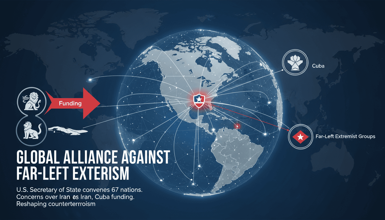U.S. Secretary of State convenes global meeting to combat far-left extremism