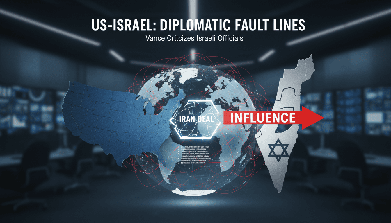 Vice President JD Vance speaking during a podcast on U.S.-Iran relations.