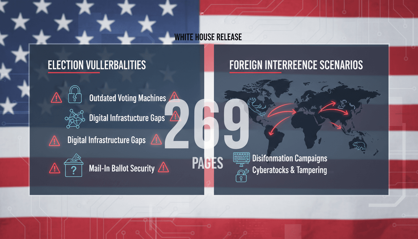 White House documents on election integrity and foreign interference