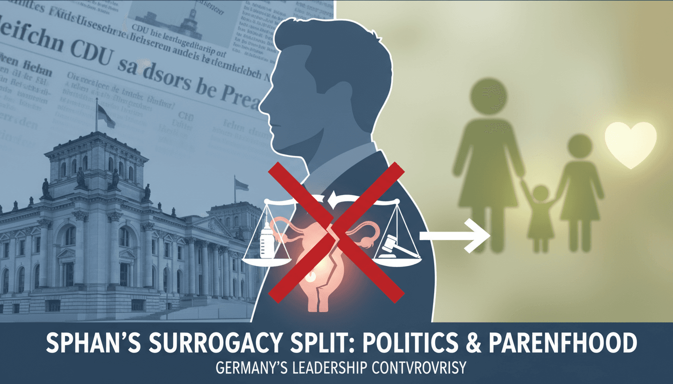 Jens Spahn resigns from CDU leadership amid surrogacy backlash.