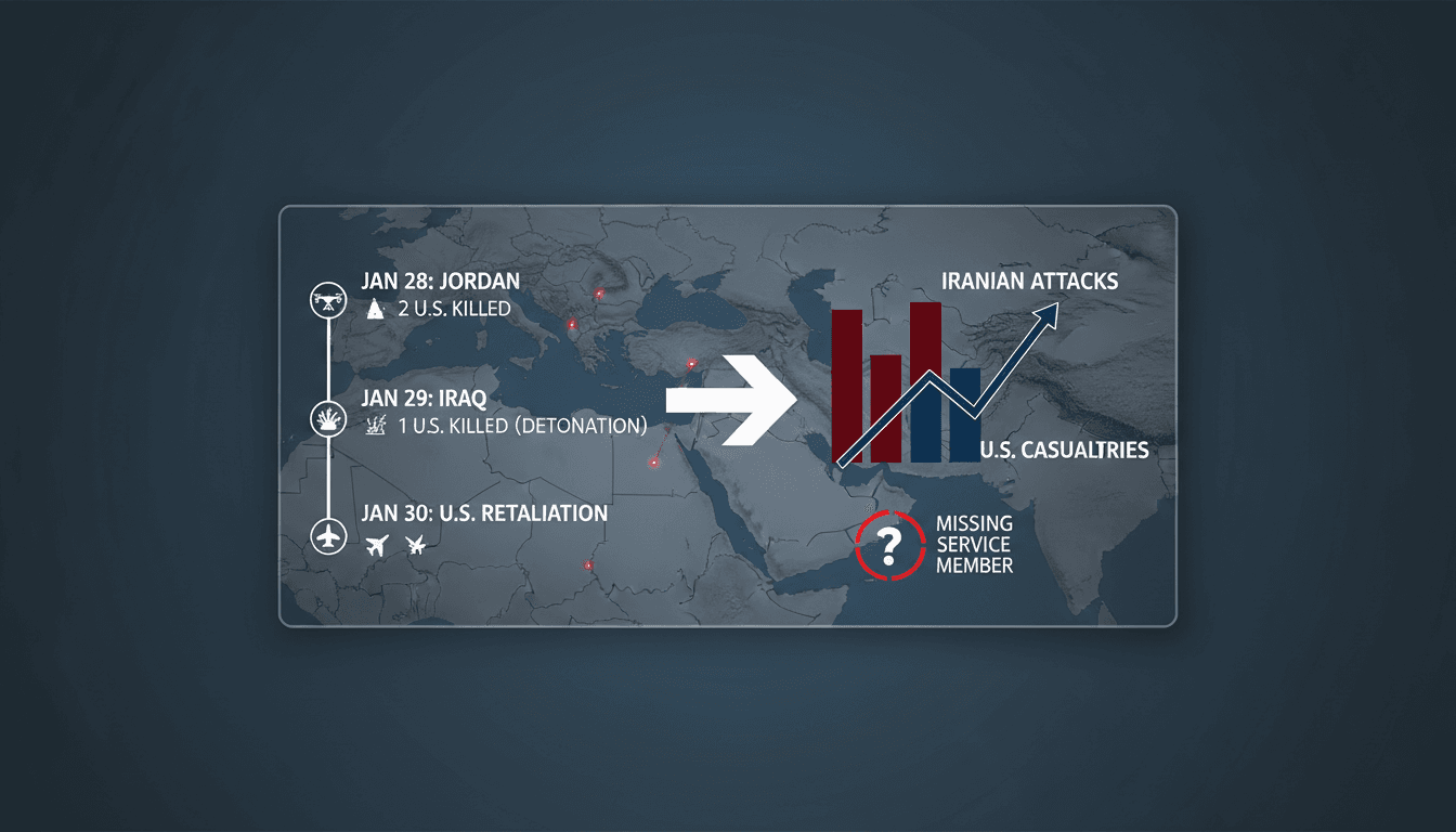 U.S. military personnel responding to Iranian missile and drone attacks.