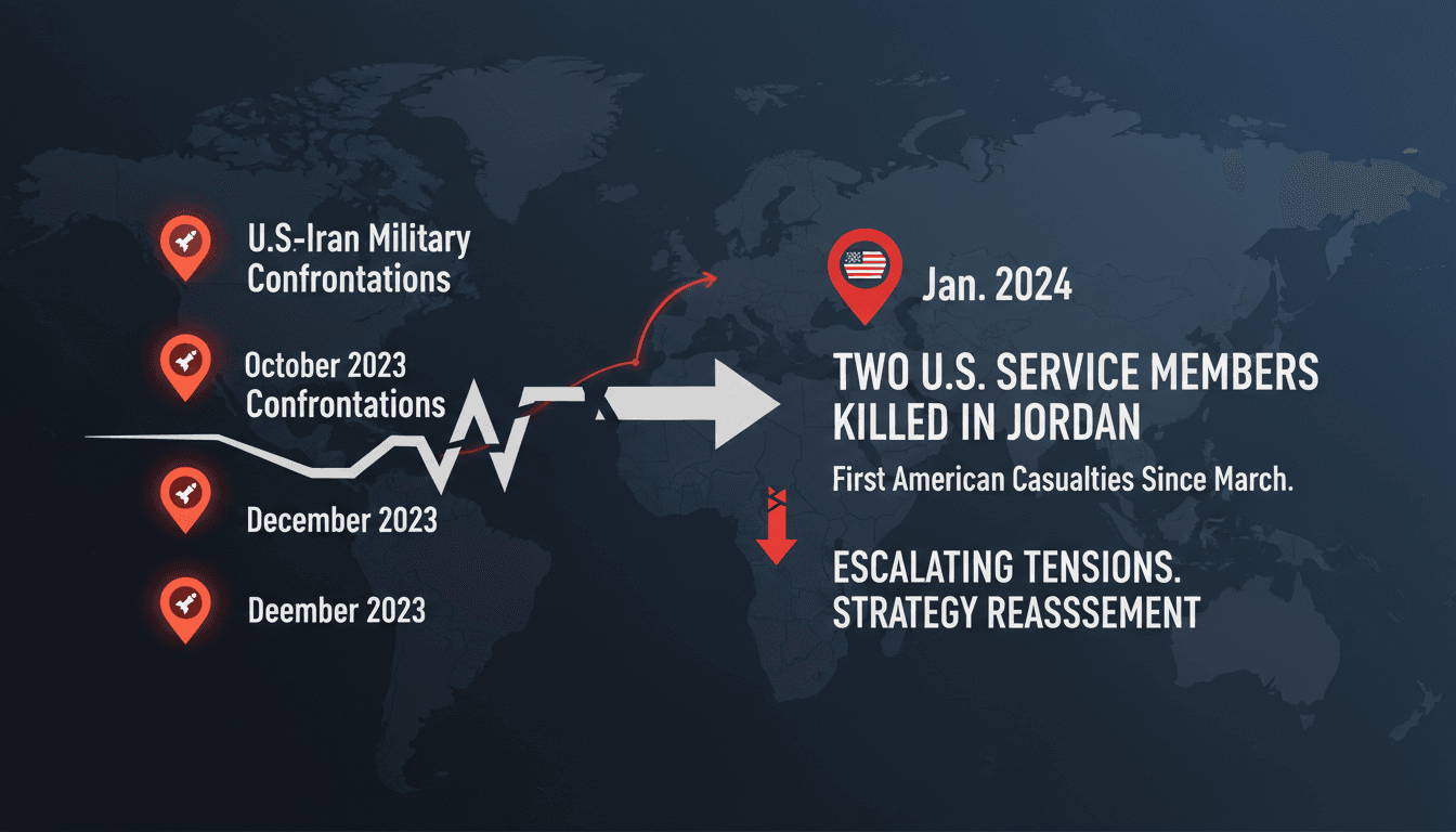 U.S. service members in Jordan during military operations.