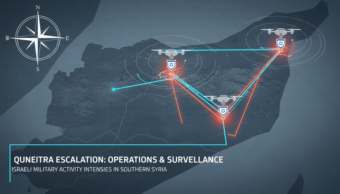 Israeli military operations in Quneitra region of Syria