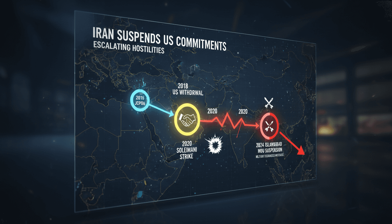 Iran Suspends Commitments to US Amid Escalating Military Hostilities
