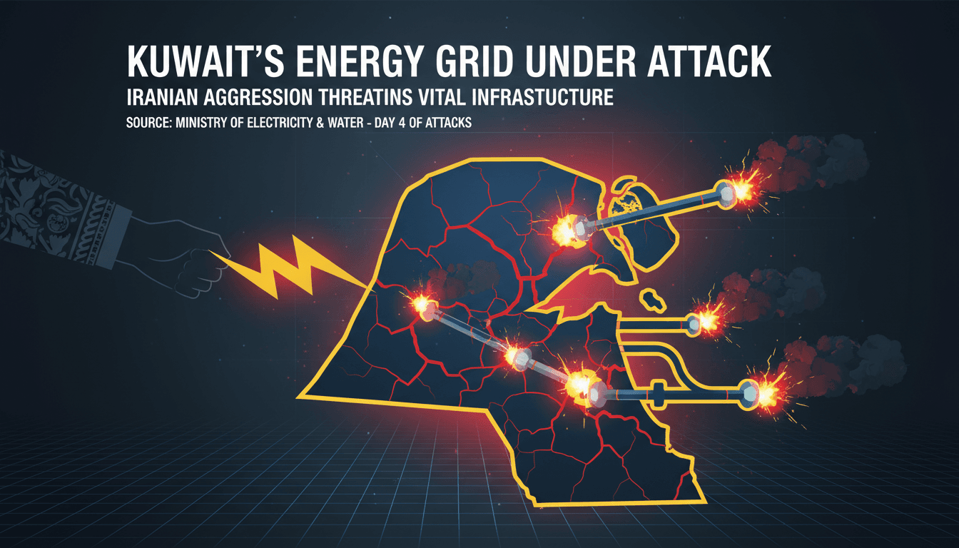 Kuwait's electricity and water facilities under threat from Iranian attacks