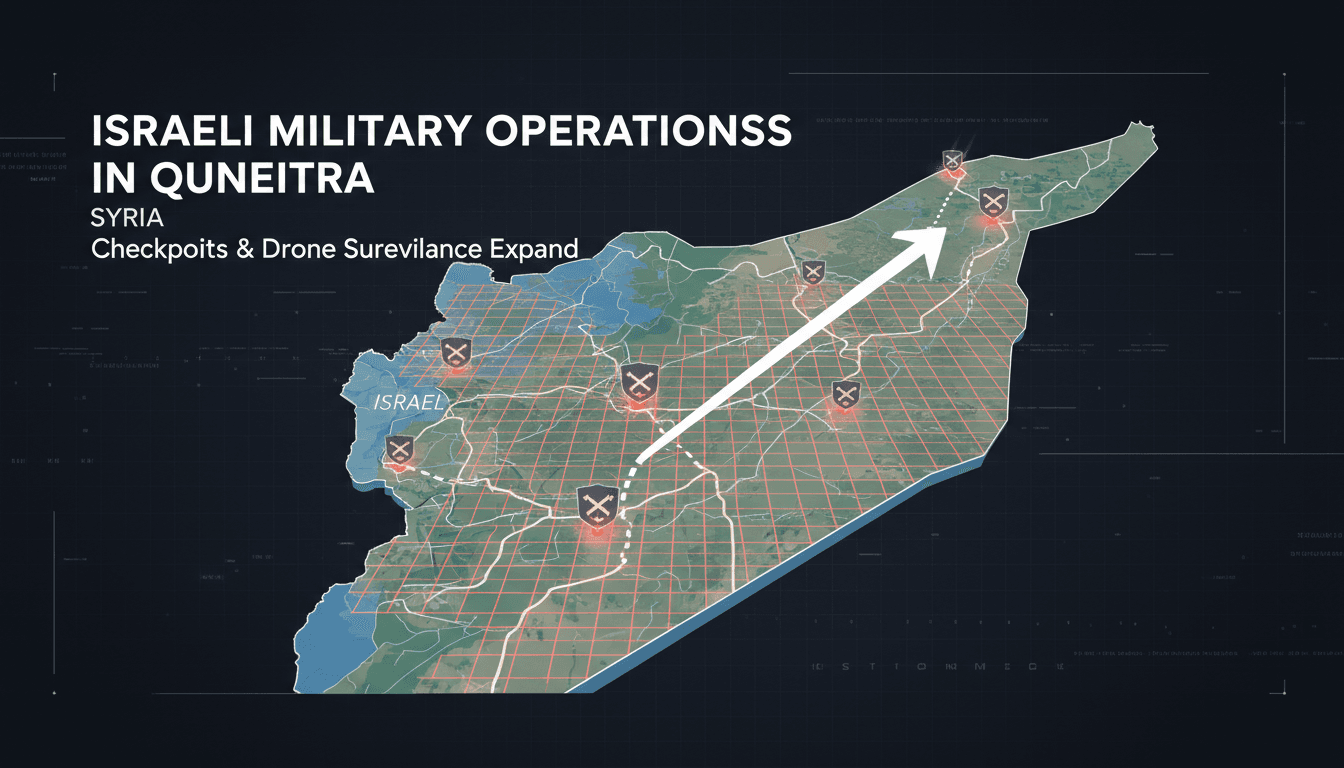 Israeli military operations in Quneitra region of Syria
