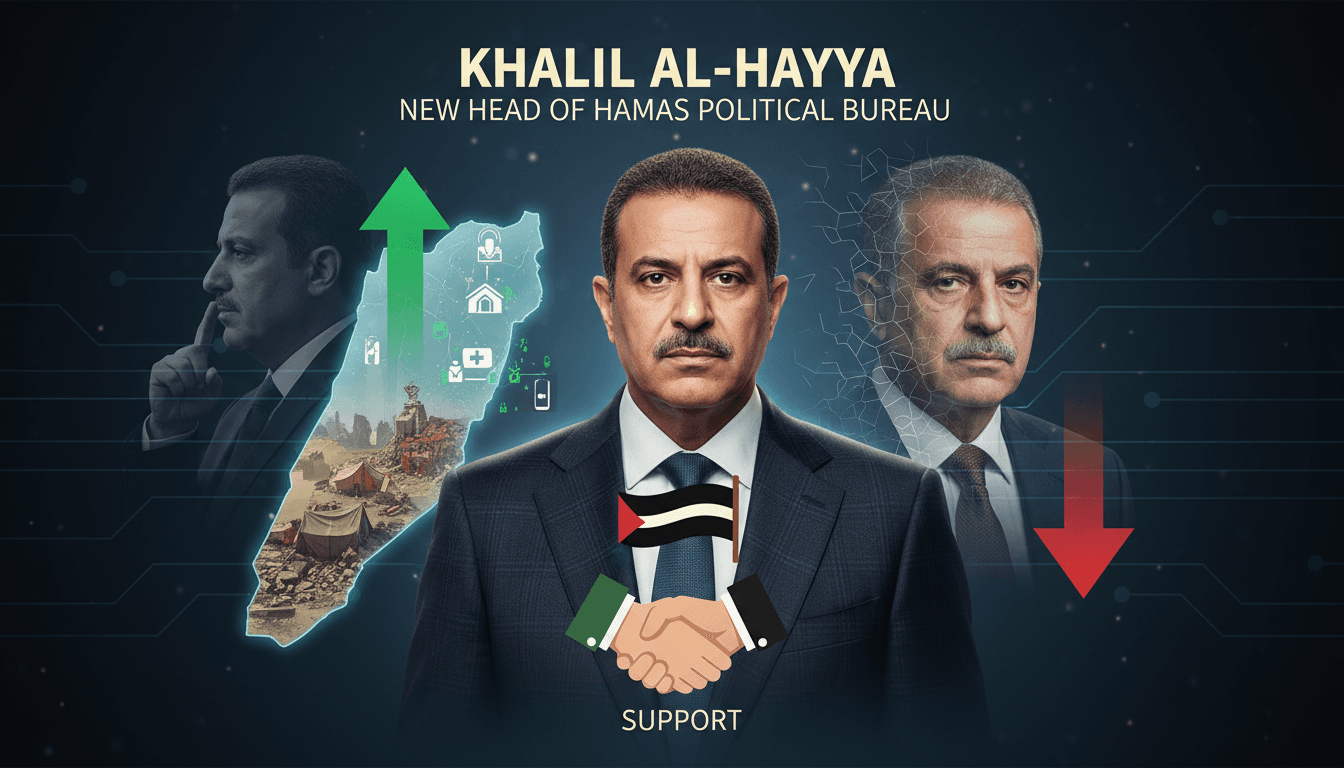 Khalil al-Hayya, newly elected head of Hamas's political bureau