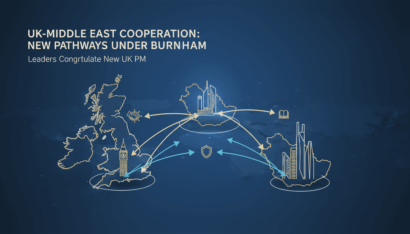 Saudi Crown Prince and UAE President congratulate UK Prime Minister Andy Burnham