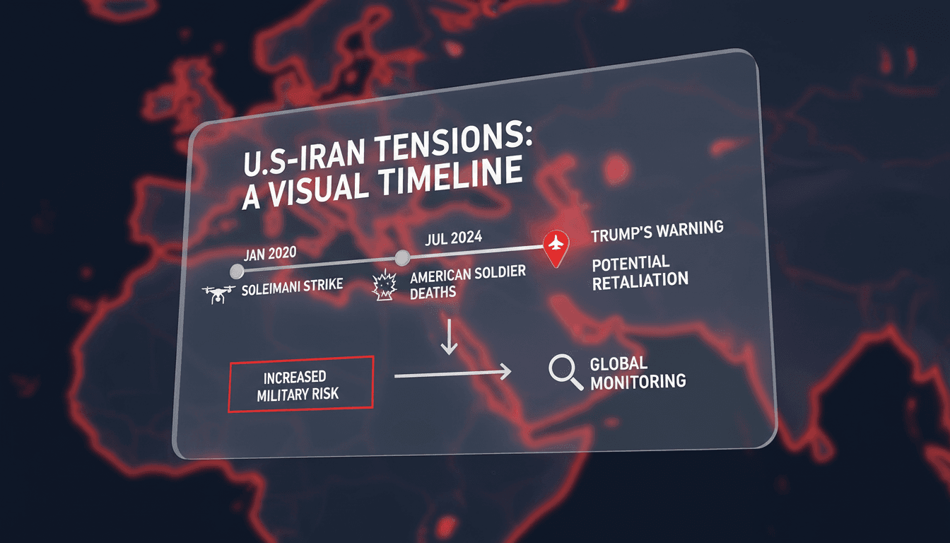 President Trump issues warning to Iran regarding American soldiers