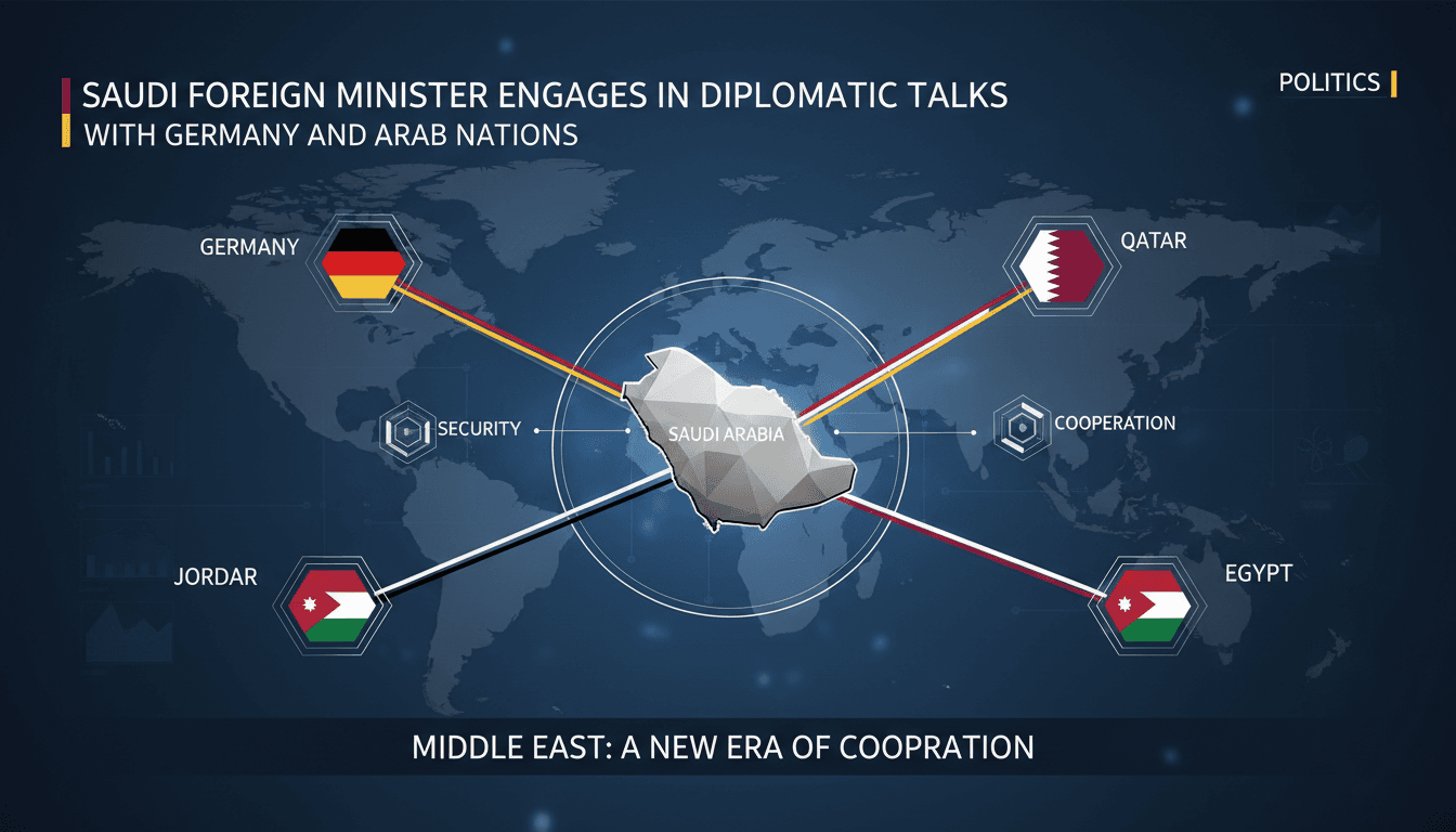 Saudi Foreign Minister Prince Faisal bin Farhan during diplomatic talks.