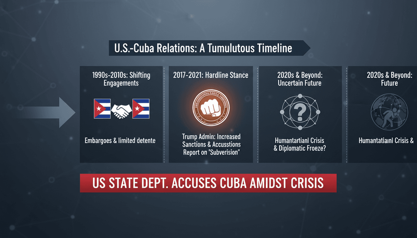 U.S. State Department report on Cuba's alleged subversion