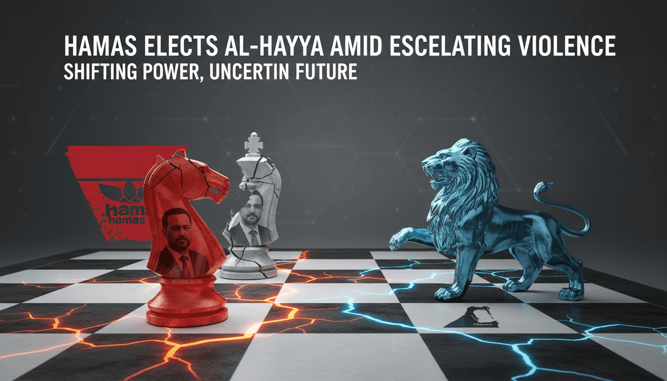 Khalil al-Hayya elected as new Hamas leader during conflict