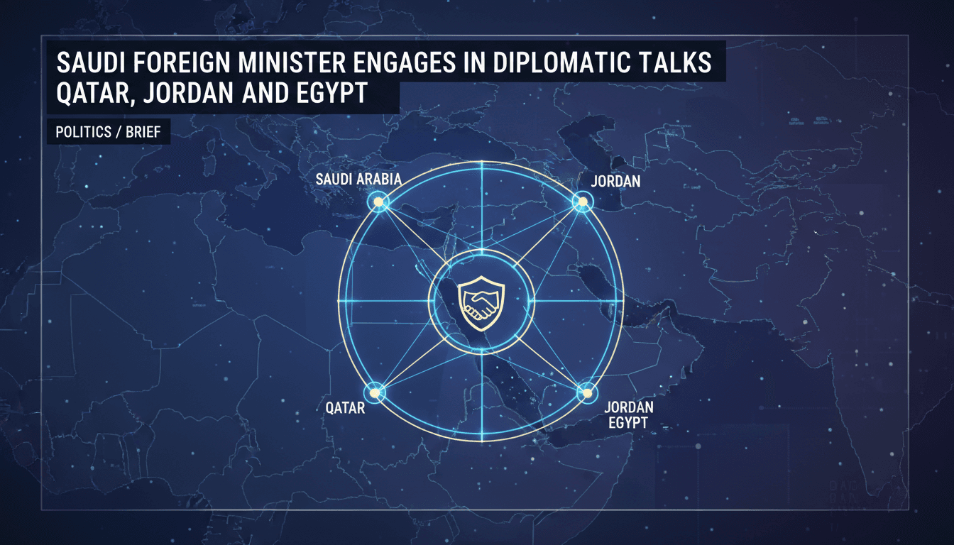 Saudi Foreign Minister engaging in diplomatic discussions with Arab counterparts.