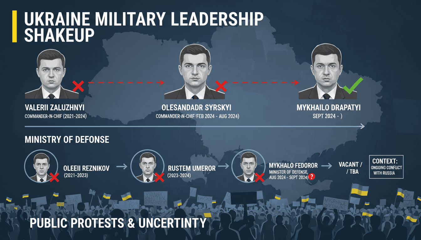 Mykhailo Drapatyi appointed as Ukraine's new commander-in-chief