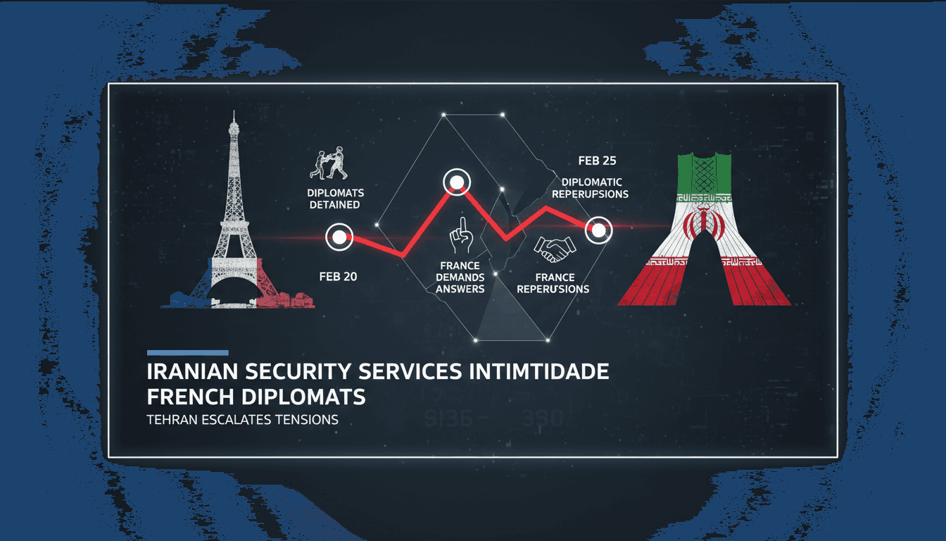 French diplomats detained by Iranian security services in Tehran