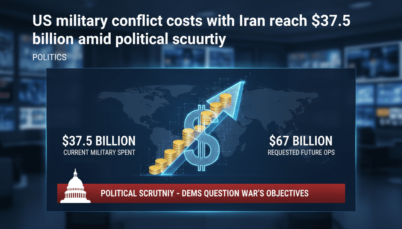 U.S. military operations financial overview against Iran