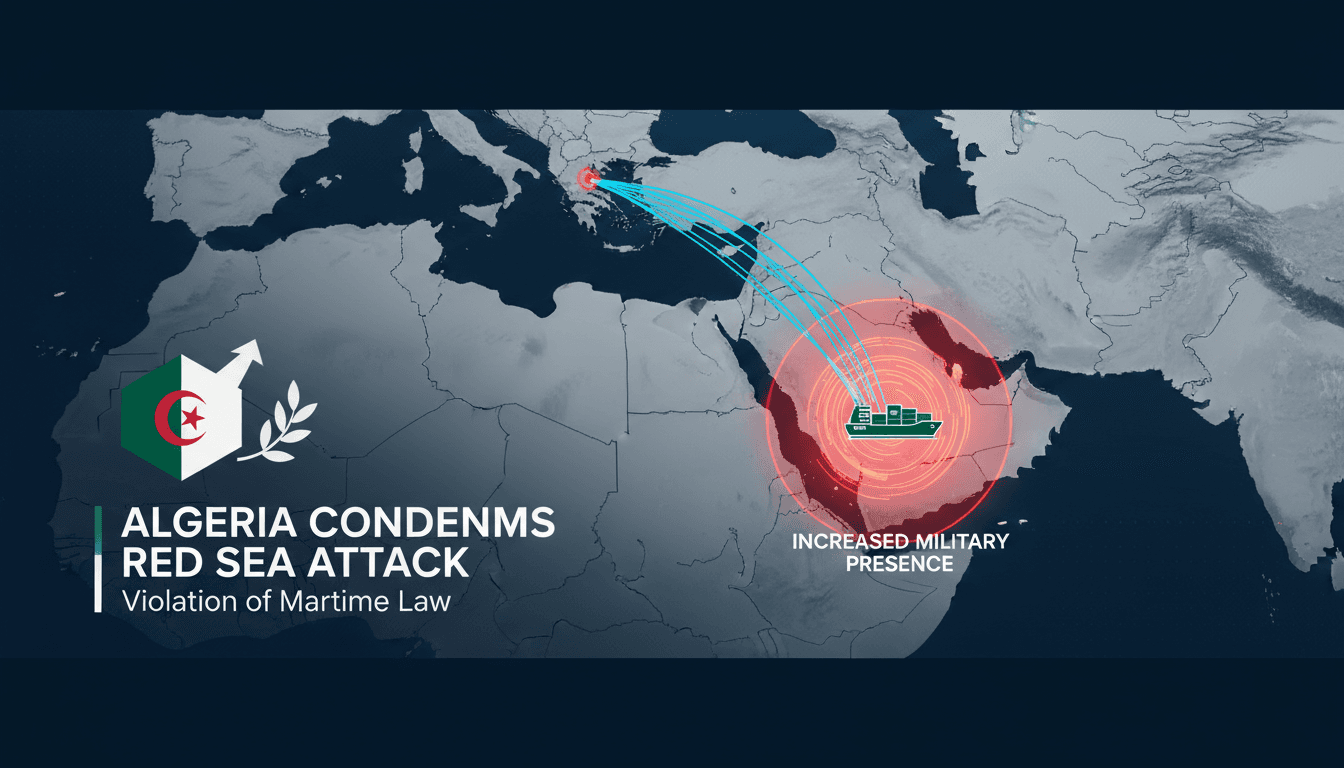 Map of the Red Sea highlighting shipping routes and security concerns.