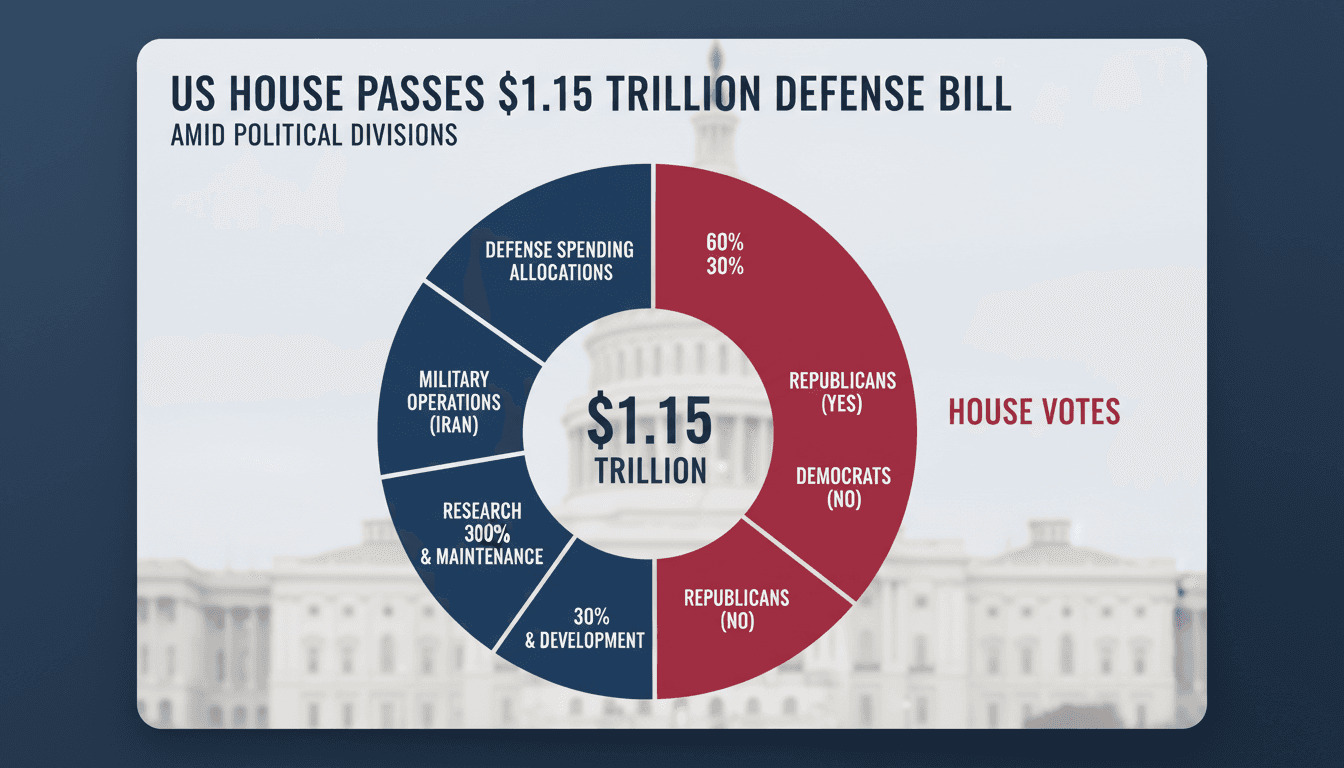 US House of Representatives voting on defense bill