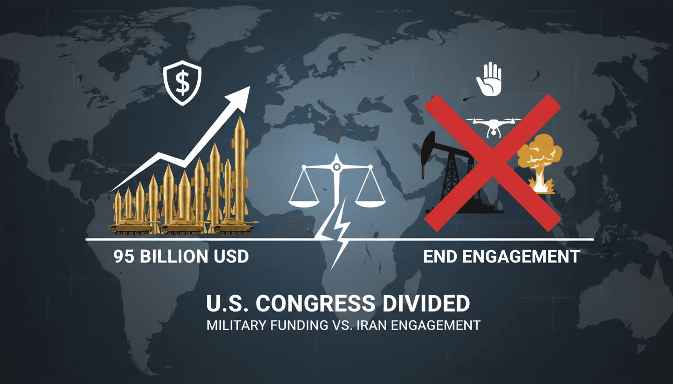 U.S. Congress debating military funding and Iran engagement