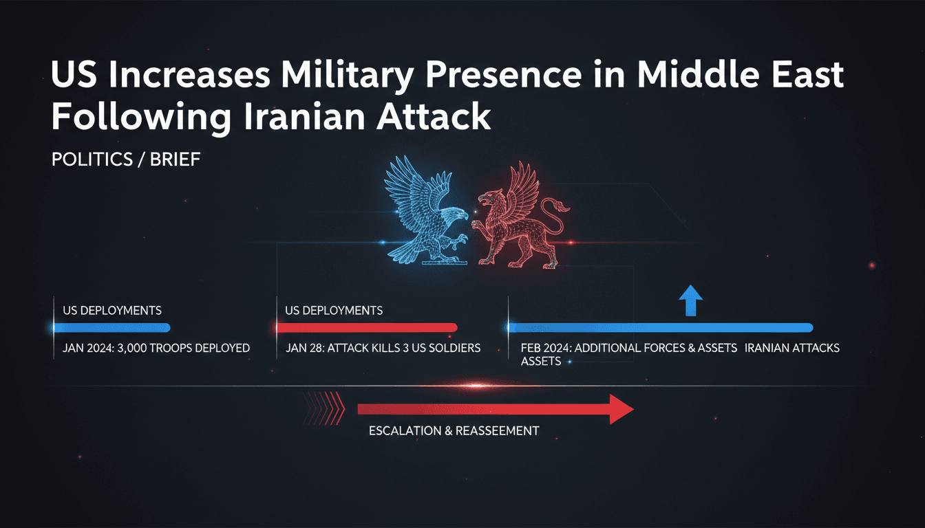 U.S. military forces in the Middle East following Iranian aggression