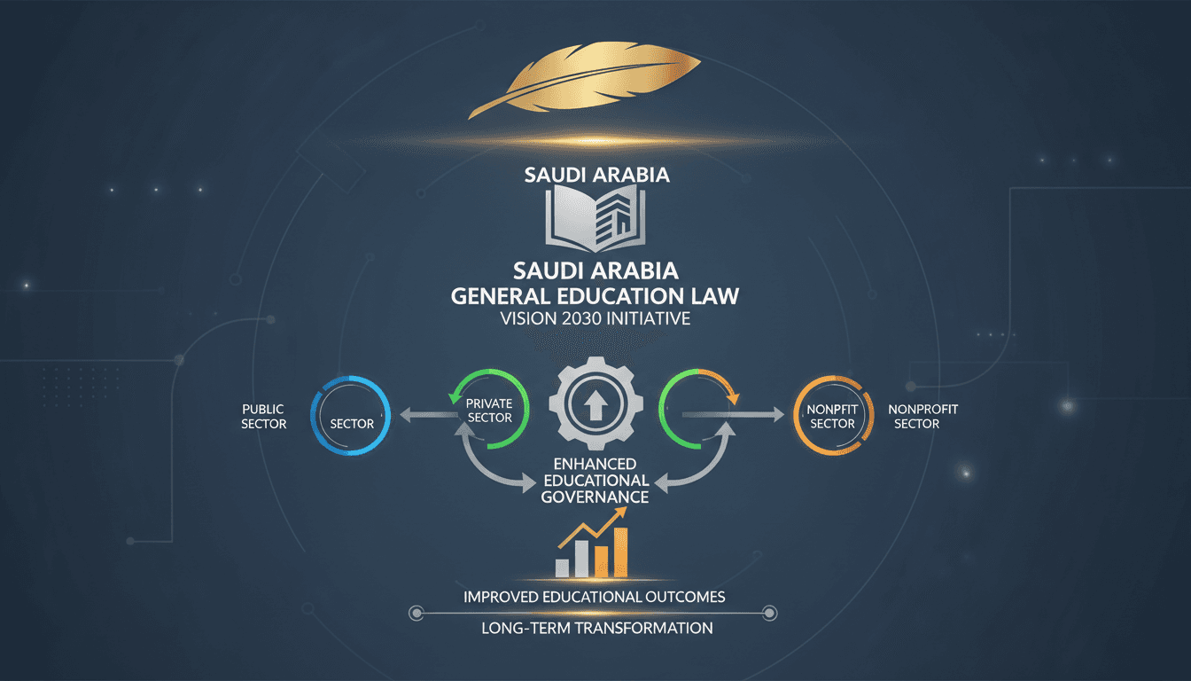 Saudi Arabia's new General Education Law enhances educational governance.