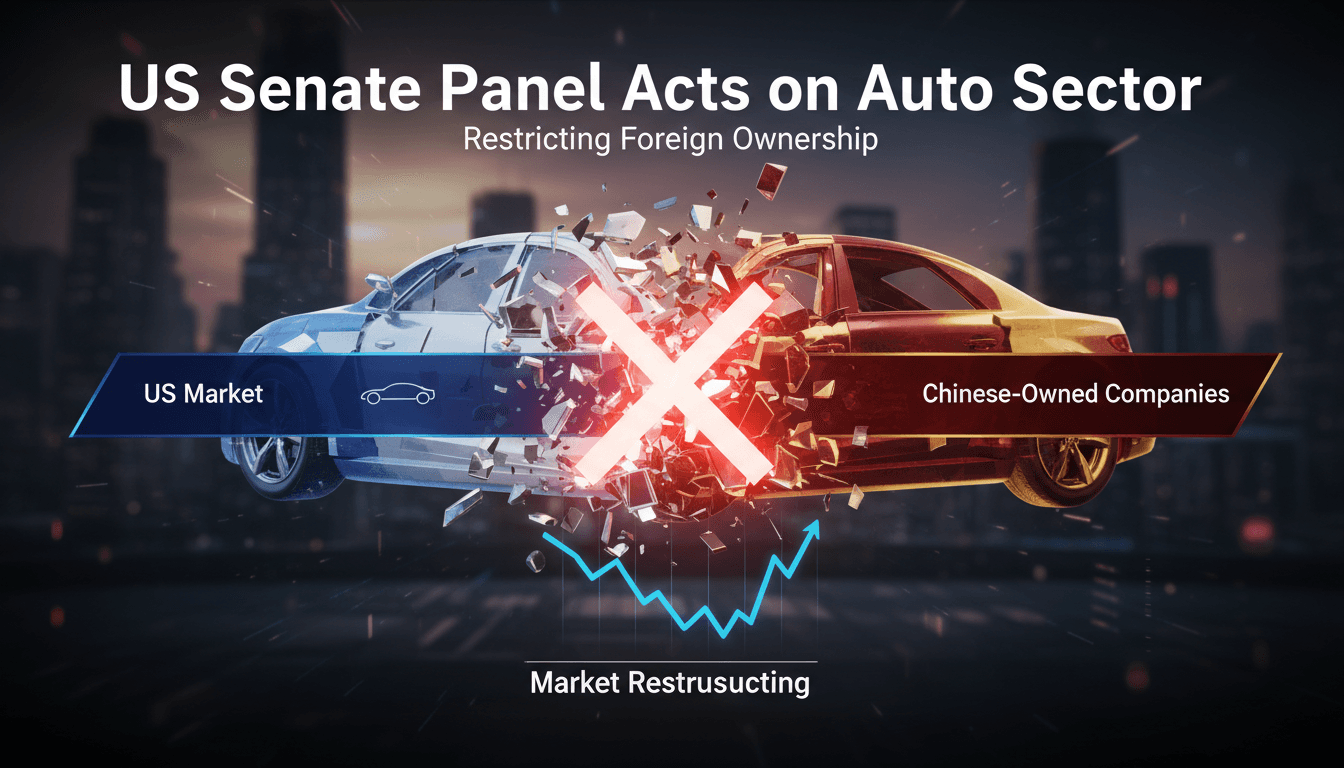 US Senate panel discussing legislation on Chinese automotive companies