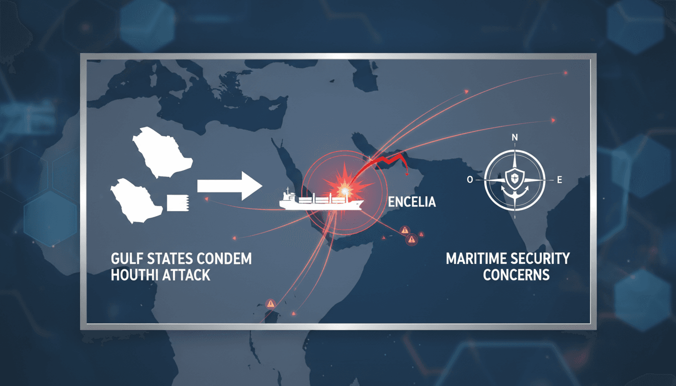 Houthi militia attack on Saudi ship ENCELIA in the Red Sea
