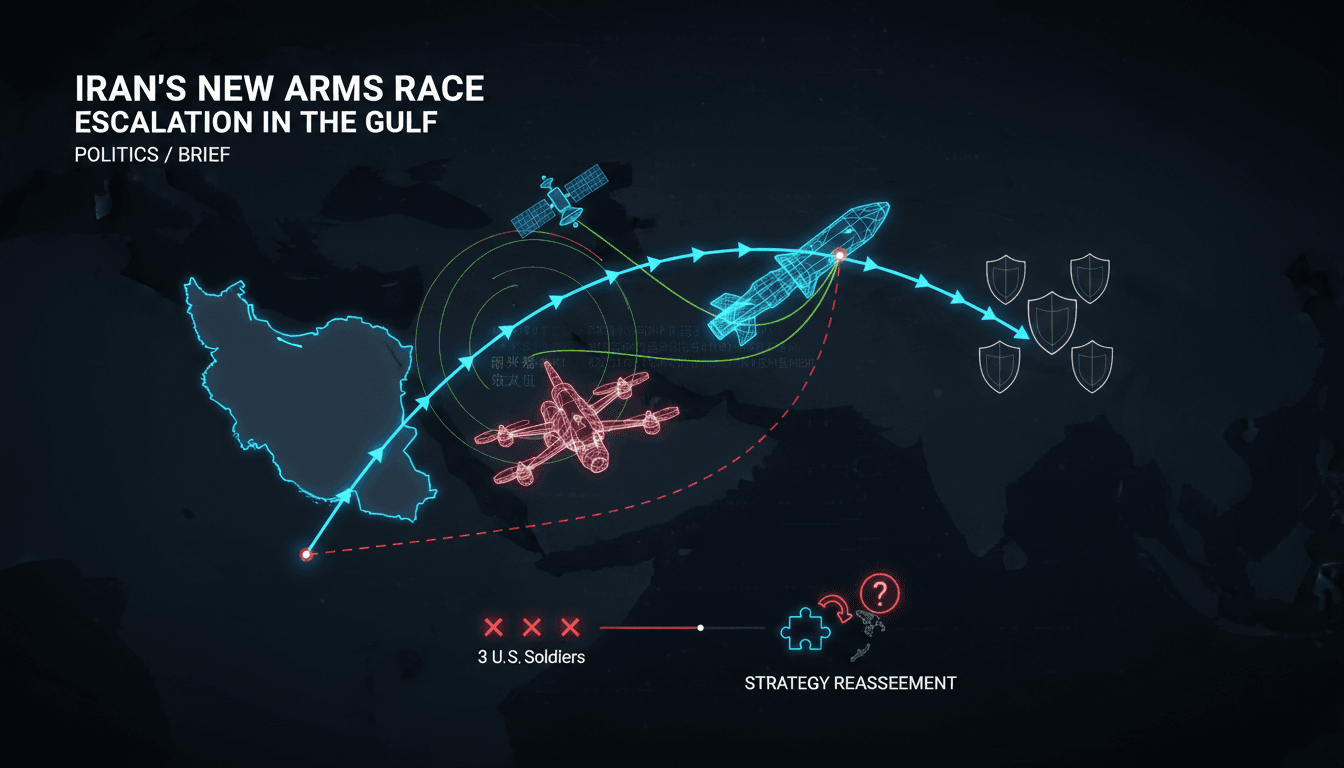 Iranian drone strikes on U.S. military bases in the Gulf