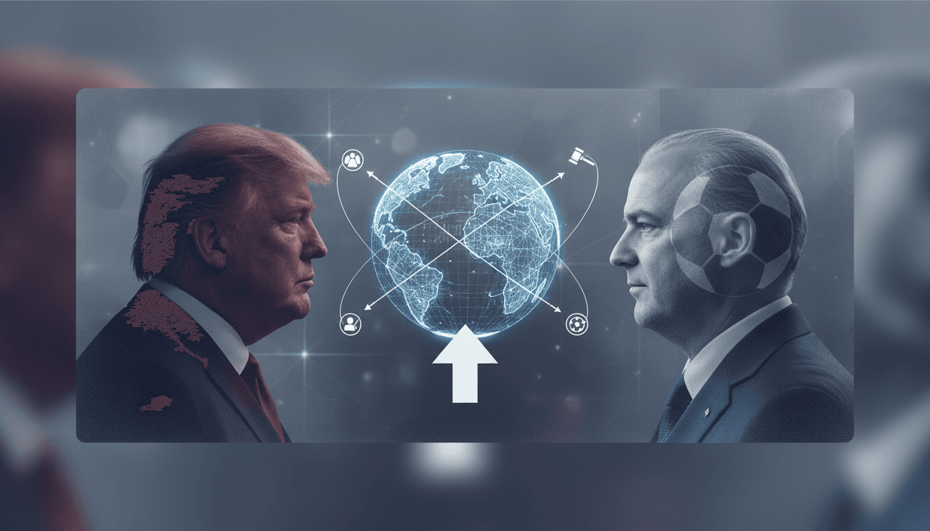 Gianni Infantino and Donald Trump during the 2026 World Cup
