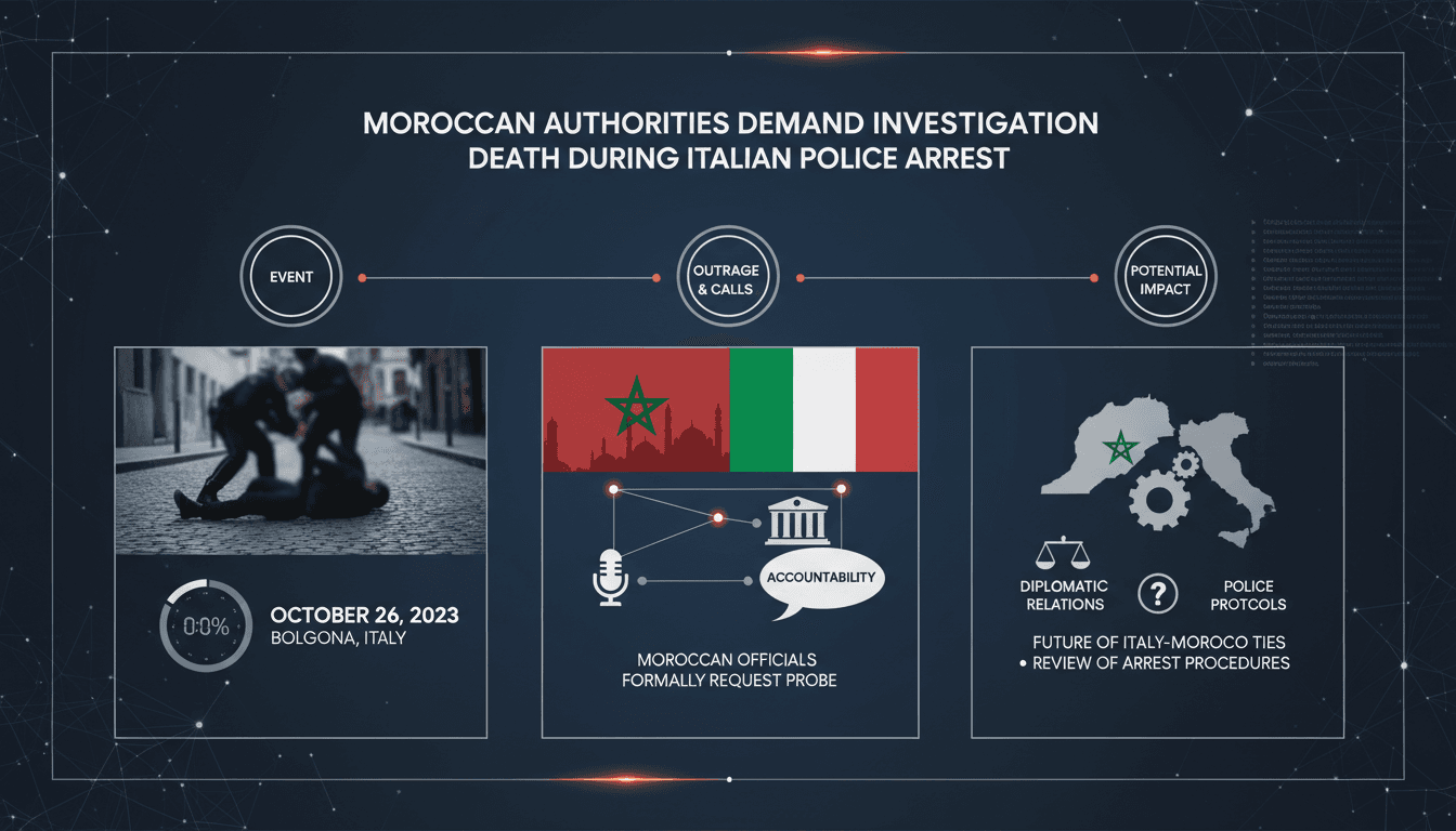 Moroccan authorities call for investigation into police conduct after citizen's death.