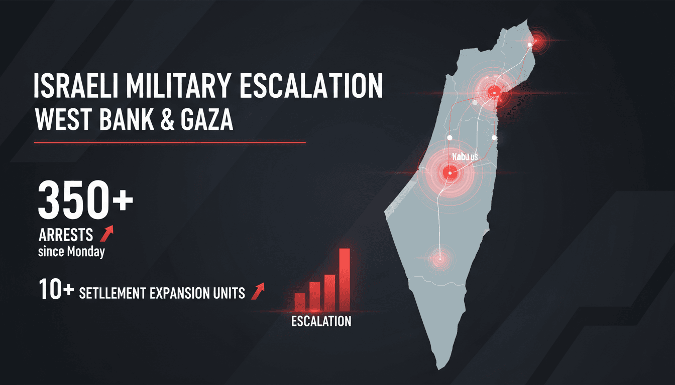 Israeli military operations in West Bank and Gaza regions