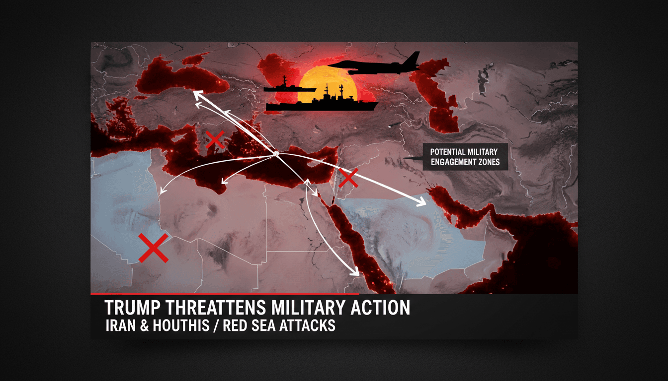 Trump issues military threat against Iran and Houthis over maritime security