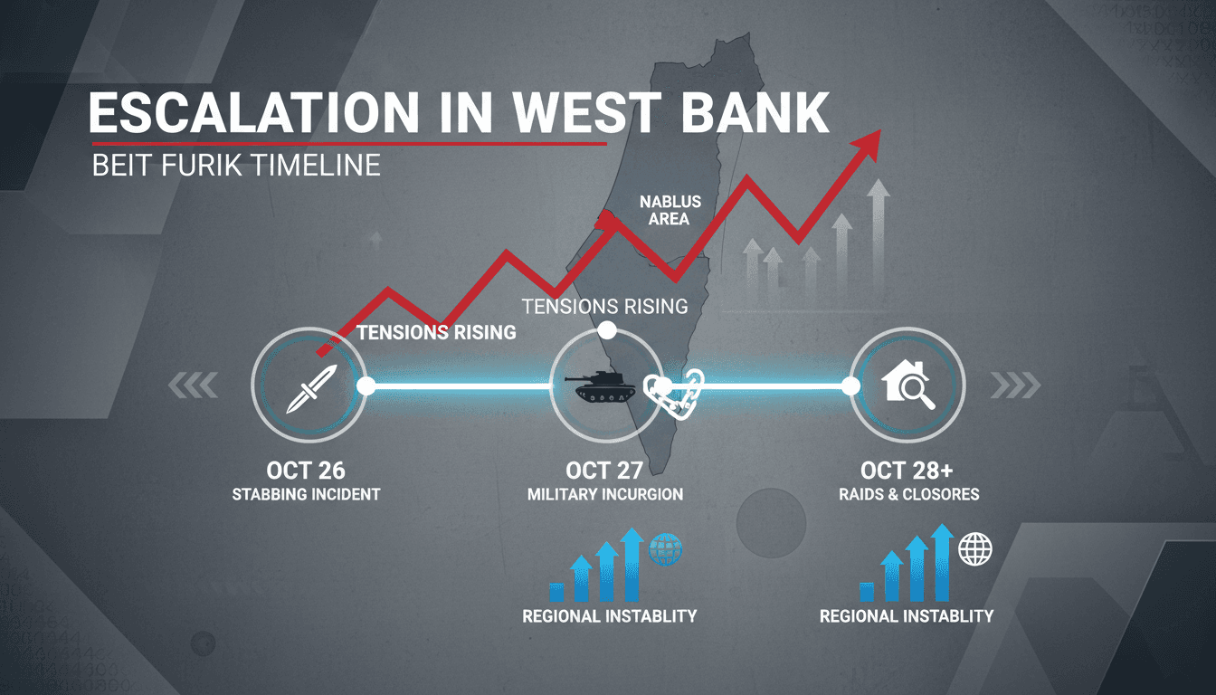 Israeli military operations in Beit Furik, West Bank