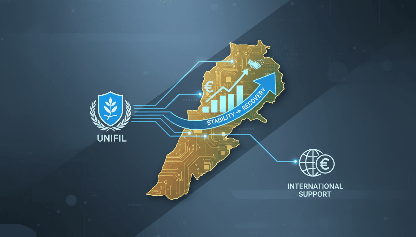 President Joseph Aoun discussing UNIFIL's role in Lebanon's stability.