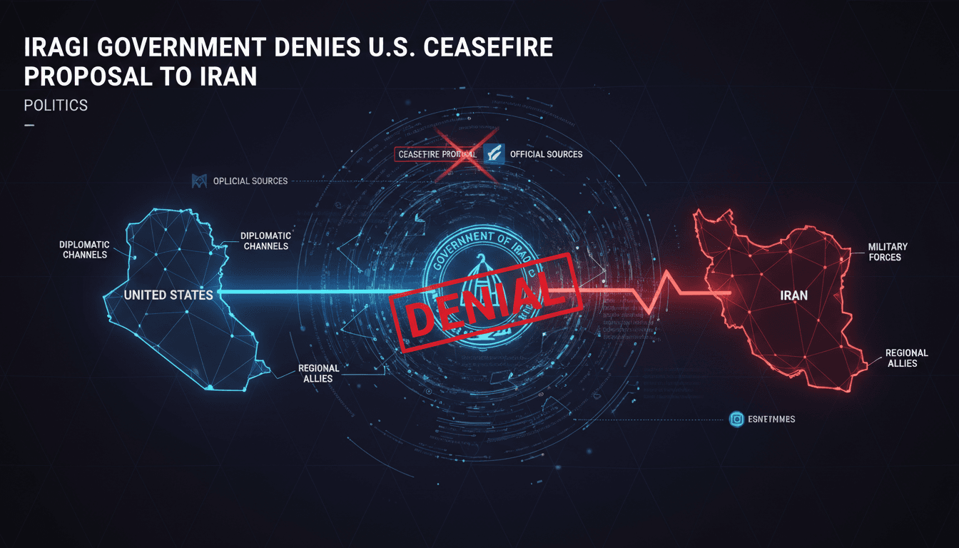 Iraqi Prime Minister's office statement on U.S. ceasefire proposal