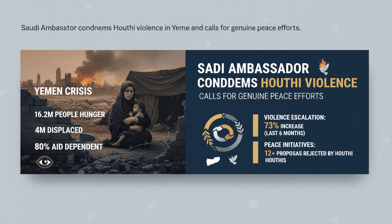 Saudi Ambassador Mohammed Al Jaber addressing the situation in Yemen.