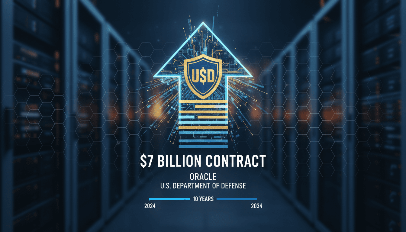 Oracle's $7 billion contract with the U.S. Department of Defense