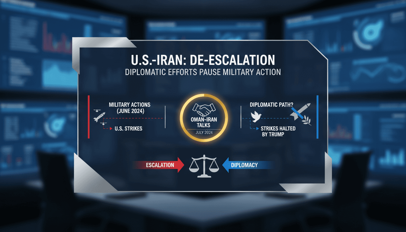 President Trump announces halt to military strikes against Iran.