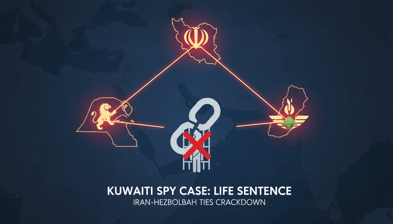 Kuwaiti citizen sentenced to life imprisonment for espionage linked to Iran and Hezbollah