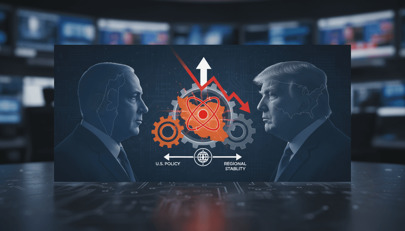Netanyahu and Trump discussing military strategies against Iran