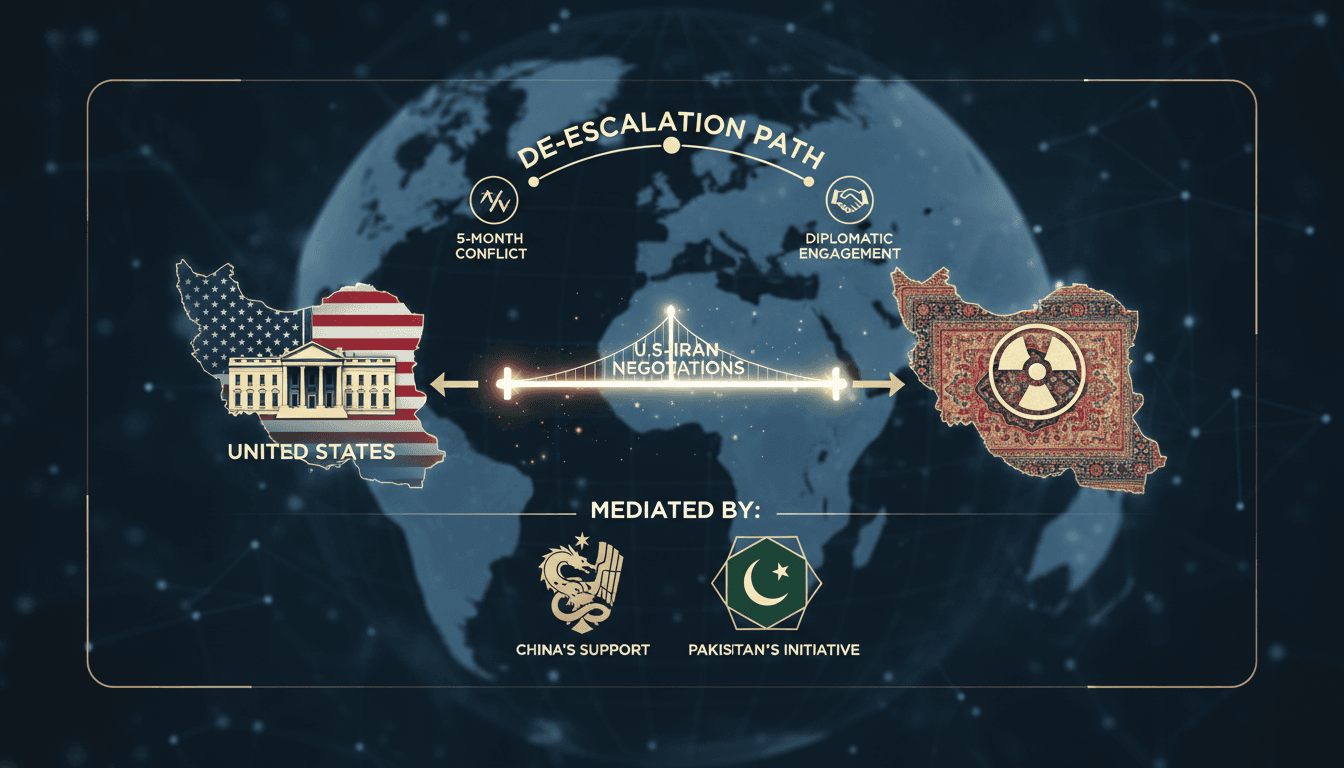 Diplomatic discussions between Pakistan, U.S., and Iran with China's involvement.