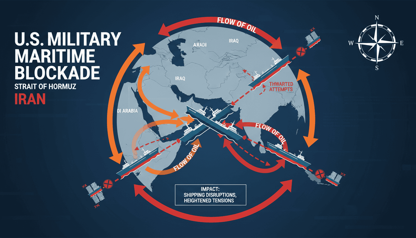 U.S. military operations in the Strait of Hormuz against Iranian oil tankers.
