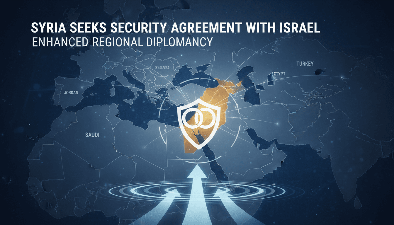 Syrian President Ahmed al-Sharaa discusses security agreement with Israel.