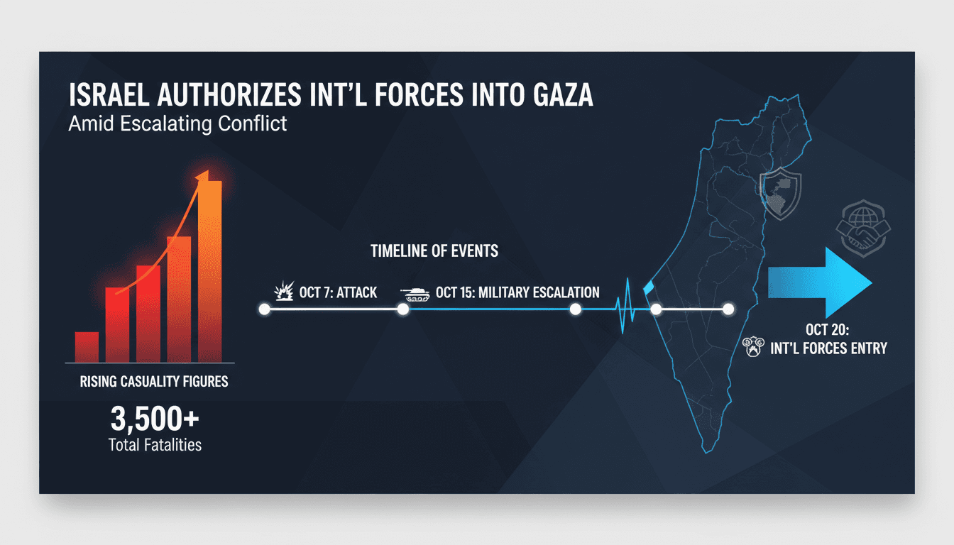 Israeli military operations and international forces in Gaza